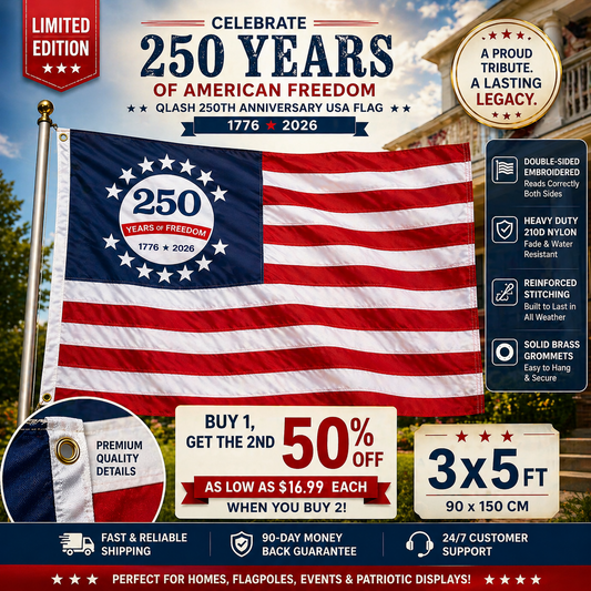 🔥Last Day 50% OFF ✨Limited Edition USA Flag (1776–2026)