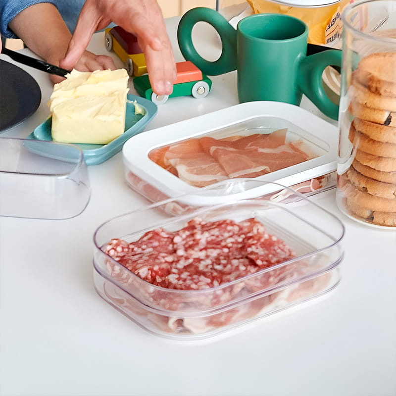 🔥Hot Sale 40% OFF🔥Food Storage Containers with Lid Clear Fridge Crisper