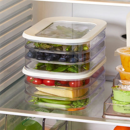 🔥Hot Sale 40% OFF🔥Food Storage Containers with Lid Clear Fridge Crisper
