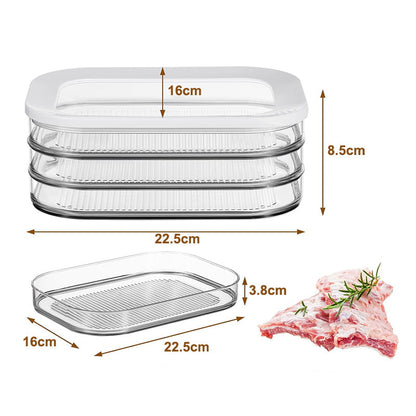 🔥Hot Sale 40% OFF🔥Food Storage Containers with Lid Clear Fridge Crisper
