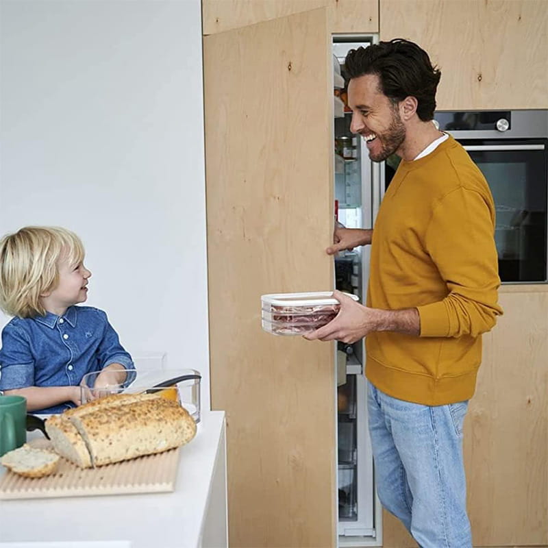 🔥Hot Sale 40% OFF🔥Food Storage Containers with Lid Clear Fridge Crisper