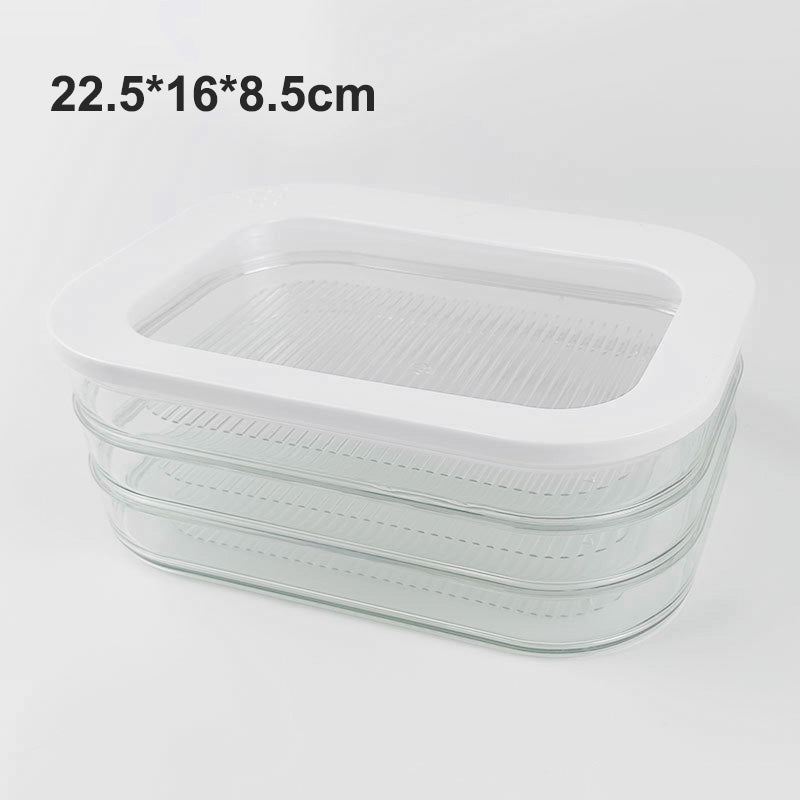 🔥Hot Sale 40% OFF🔥Food Storage Containers with Lid Clear Fridge Crisper