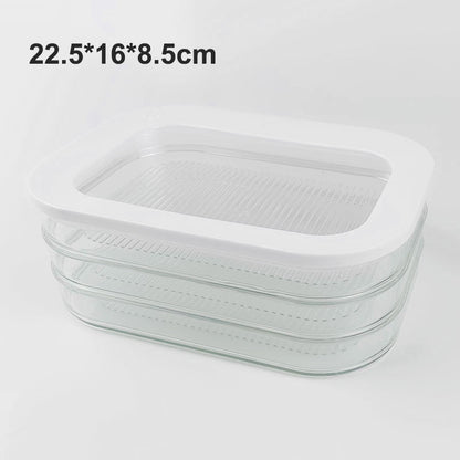 🔥Hot Sale 40% OFF🔥Food Storage Containers with Lid Clear Fridge Crisper